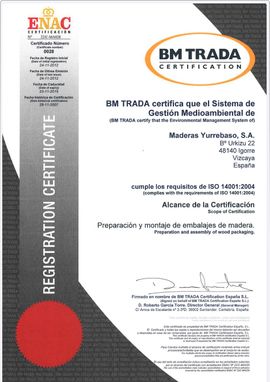 Maderas Yurrebaso certificado 2